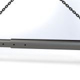 Adjustable aluminum spreader bar