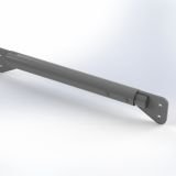 Adjustable aluminum spreader bar